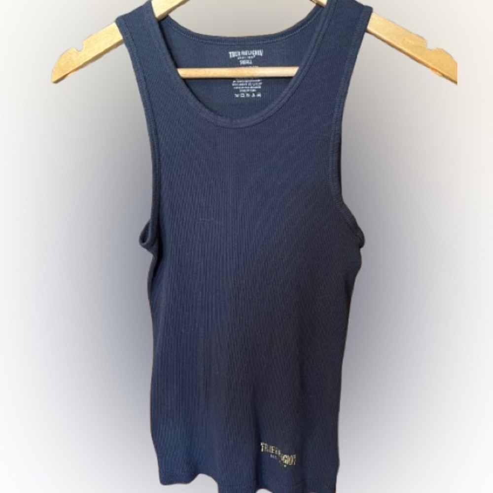 True Religion Women's Navy Tank Top Size Small